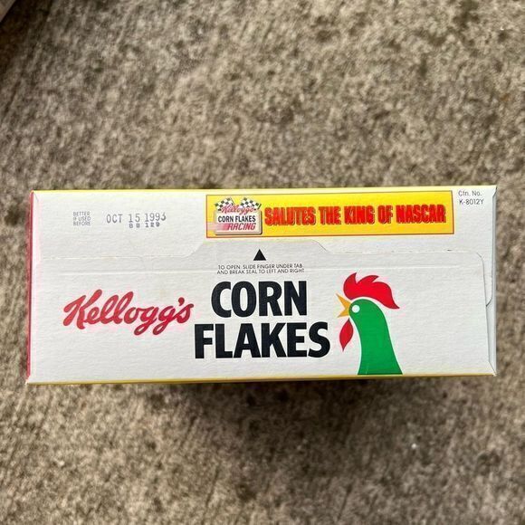 Vintage Collectible Kellogg's Corn Flakes Richard Petty Cereal Box Combo - Picture 9 of 9
